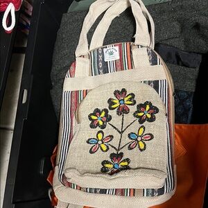 Floral Embroidered Women's Bag